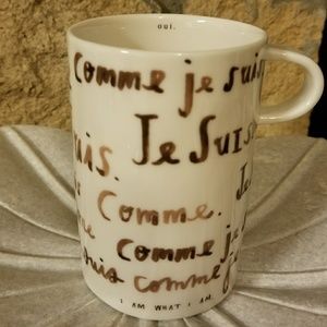 Rae Dunn Boutique tall french sketch line mug